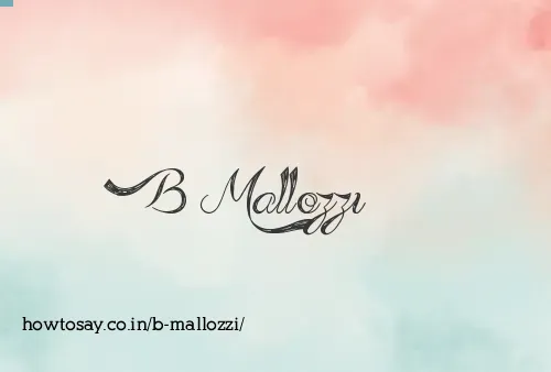 B Mallozzi
