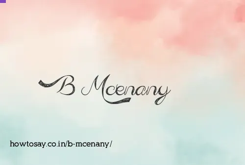 B Mcenany