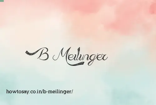 B Meilinger