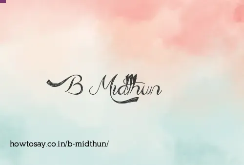B Midthun