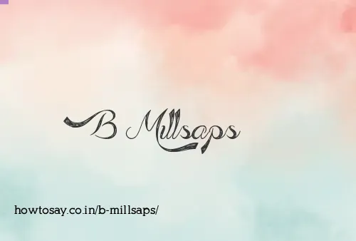 B Millsaps