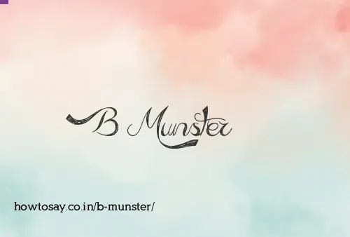 B Munster