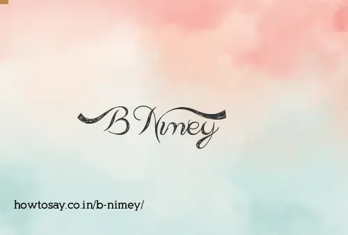 B Nimey