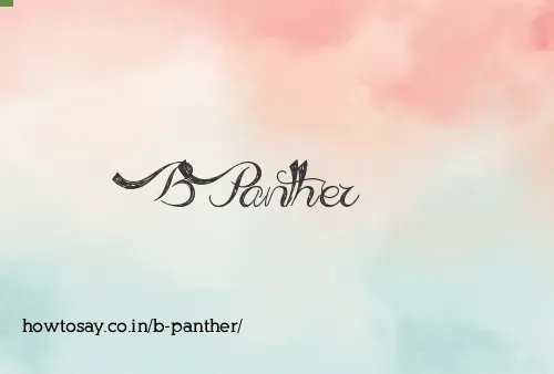 B Panther