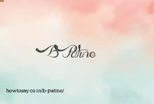 B Patino
