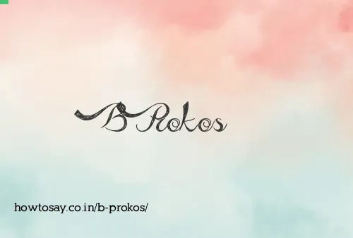 B Prokos
