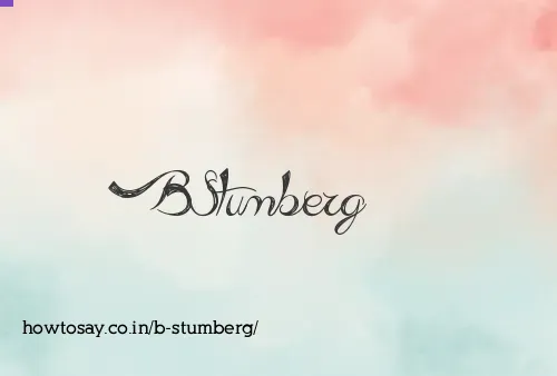 B Stumberg