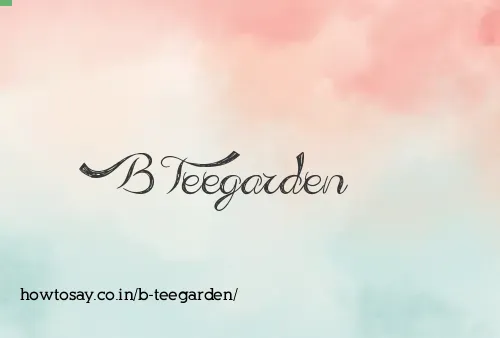 B Teegarden