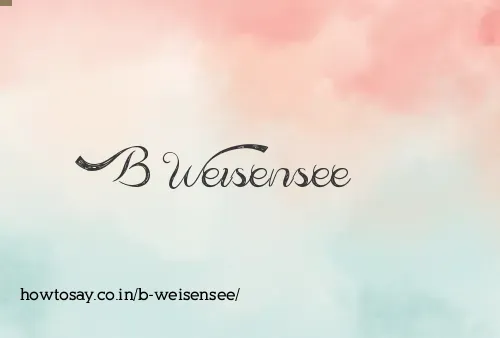 B Weisensee
