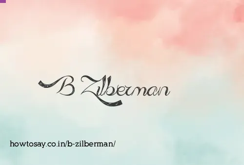 B Zilberman