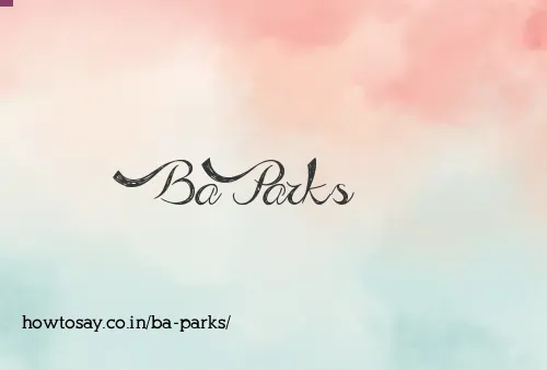 Ba Parks