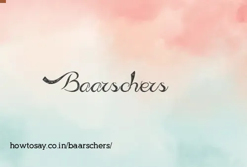 Baarschers
