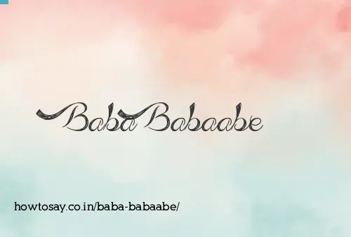 Baba Babaabe
