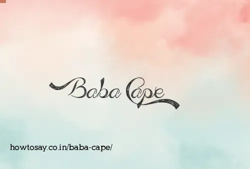Baba Cape