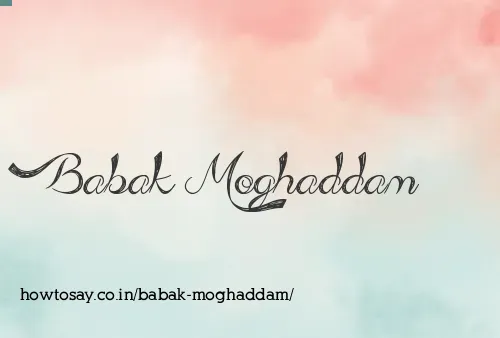 Babak Moghaddam