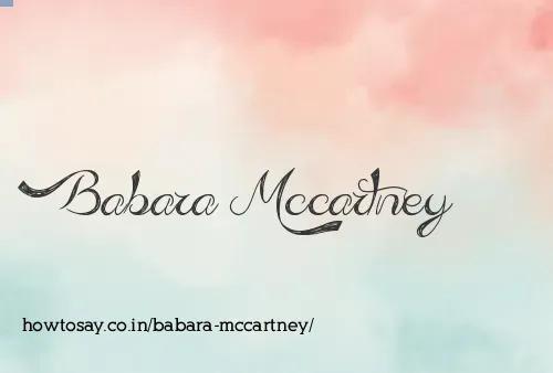 Babara Mccartney