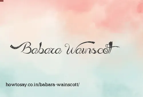 Babara Wainscott