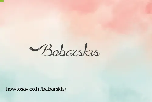Babarskis