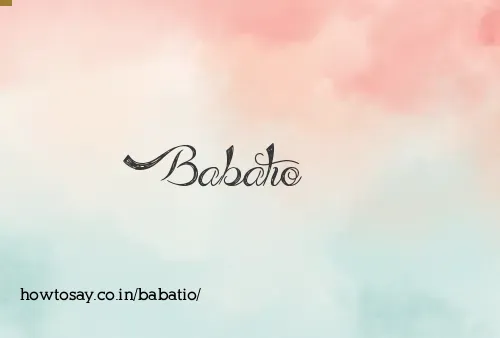 Babatio