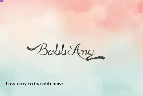 Babb Amy
