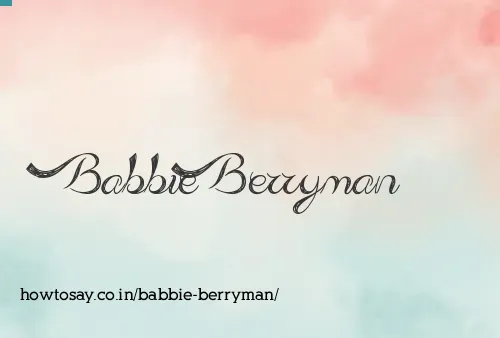 Babbie Berryman