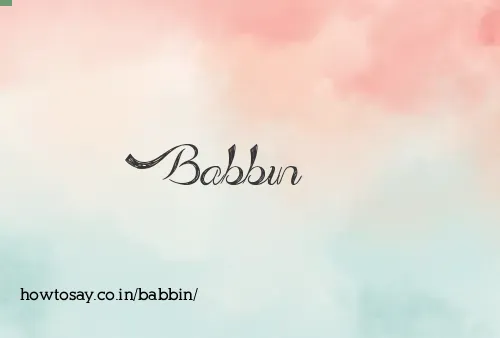 Babbin