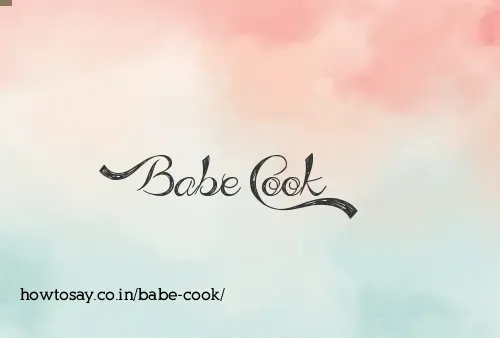Babe Cook