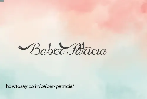 Baber Patricia