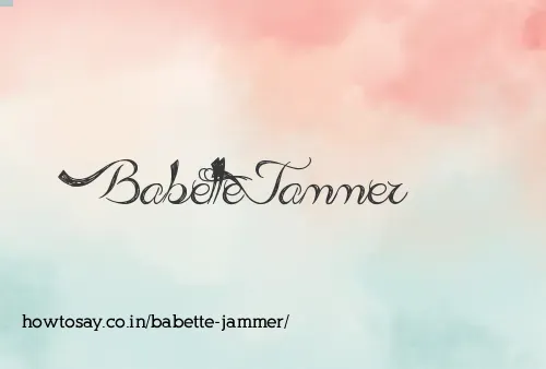 Babette Jammer