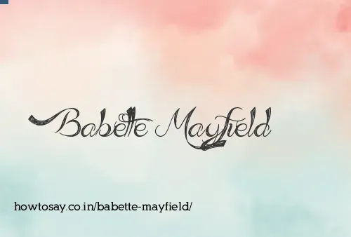 Babette Mayfield