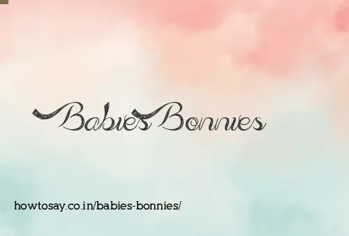 Babies Bonnies