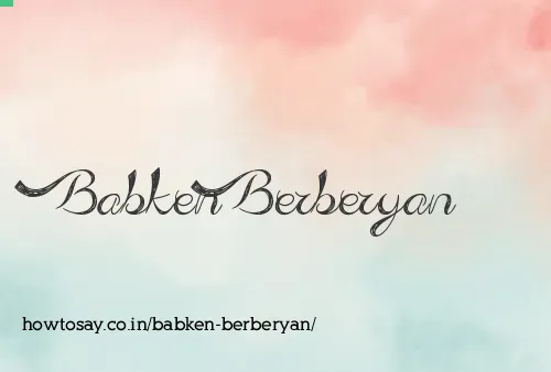 Babken Berberyan