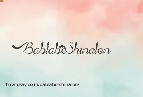 Bablabe Shinalon