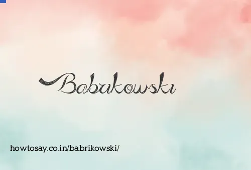 Babrikowski