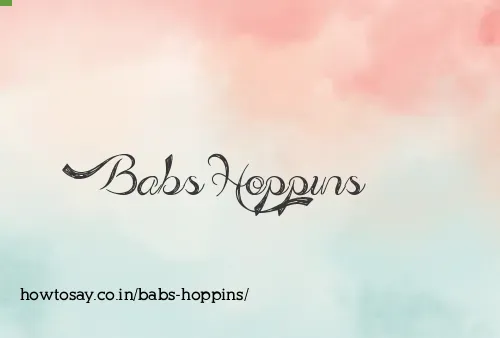 Babs Hoppins