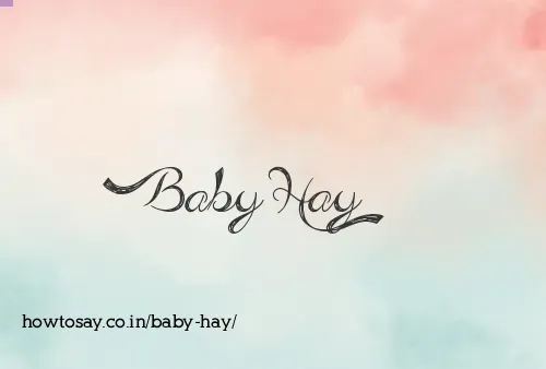 Baby Hay