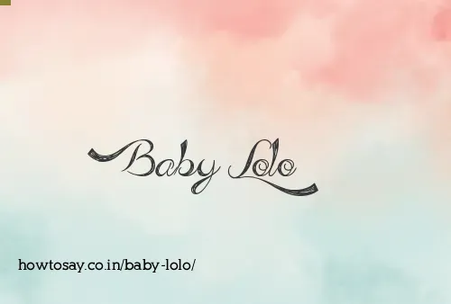 Baby Lolo