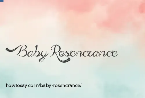 Baby Rosencrance