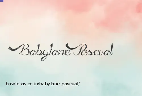 Babylane Pascual