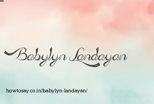 Babylyn Landayan
