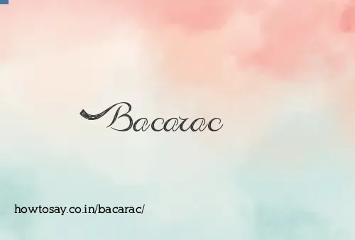 Bacarac