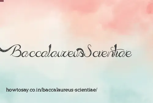 Baccalaureus Scientiae