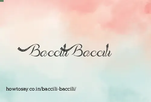 Baccili Baccili