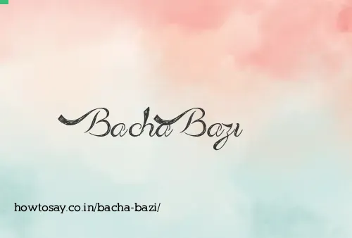Bacha Bazi