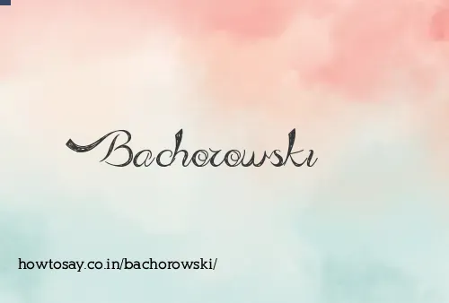 Bachorowski