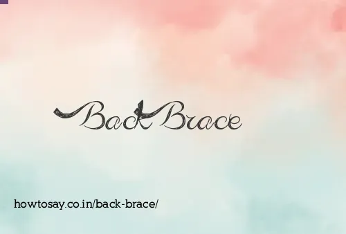 Back Brace