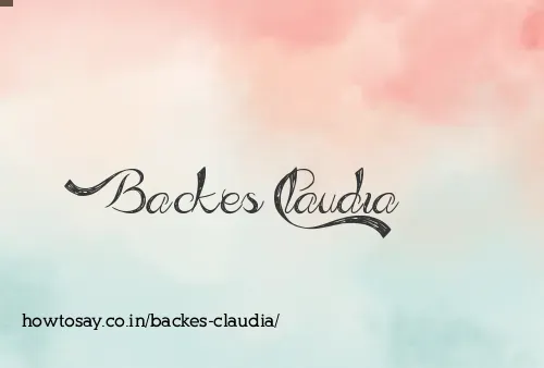 Backes Claudia