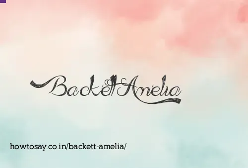 Backett Amelia