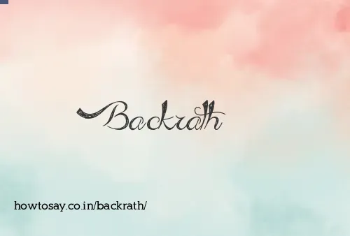 Backrath
