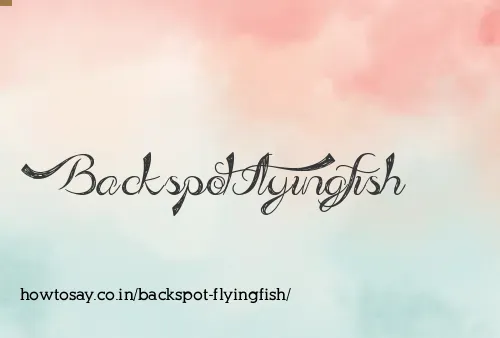 Backspot Flyingfish